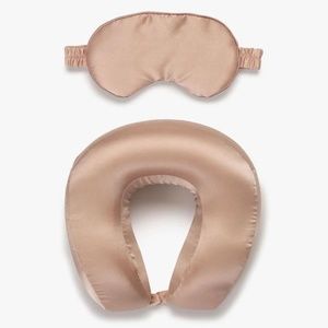CALPAK NECK PILLOW & EYE MASK SET